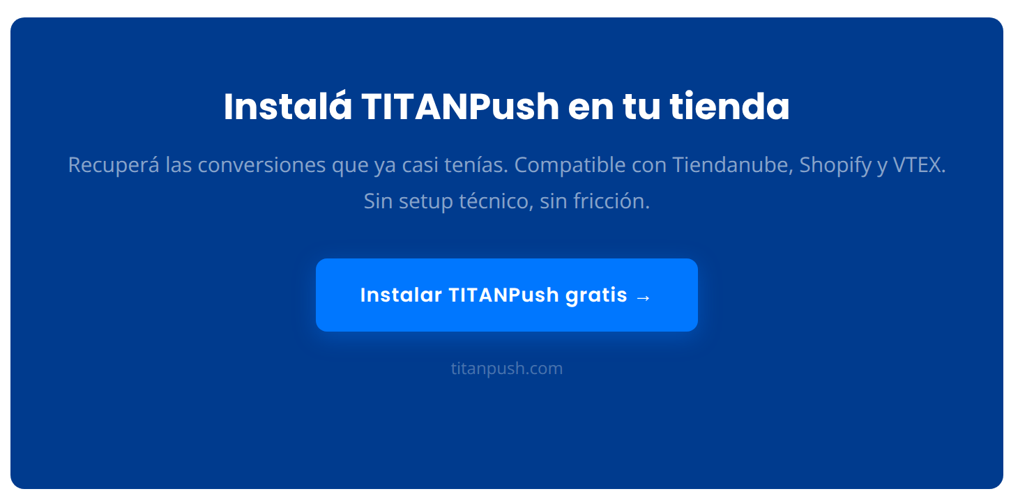 Empezá con TITANPush
